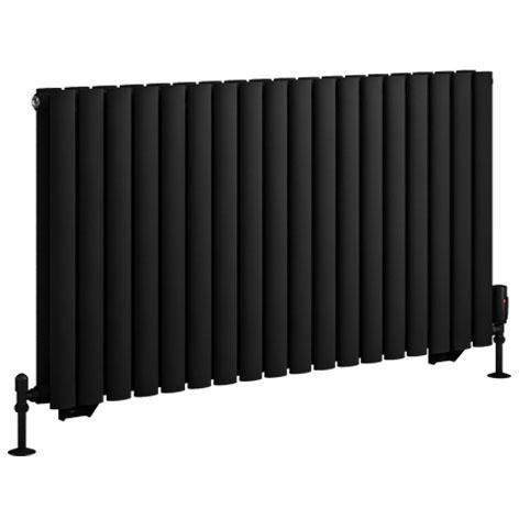 Tunstall Double 600 x 1061 Radiator Matt Black