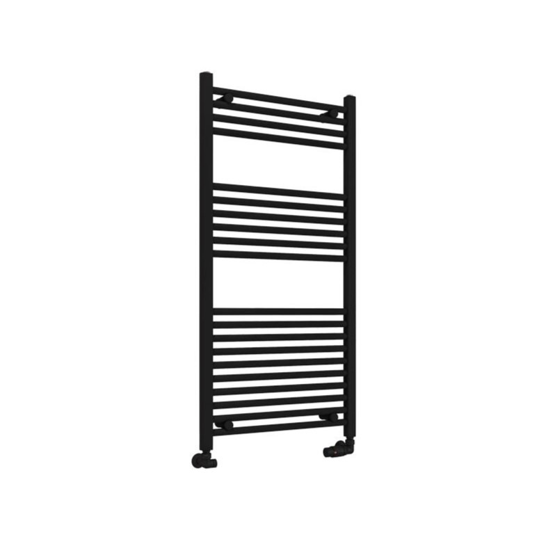 Eastbrook Wingrave 1200 x 600 Matt Black Towel Radiator