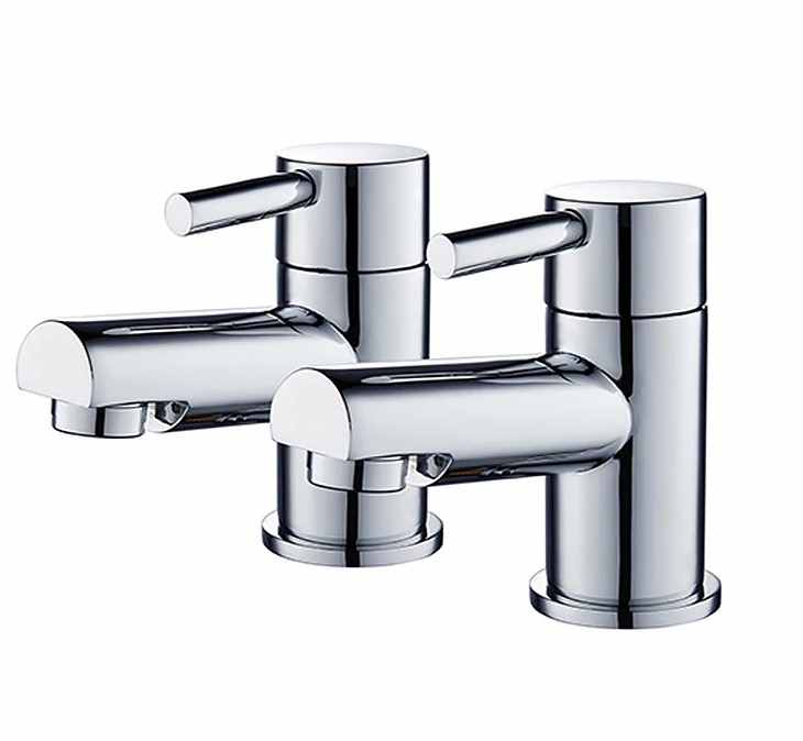 Niagara Harrow Basin Pillar Taps by Aquadart - CLEARANCE