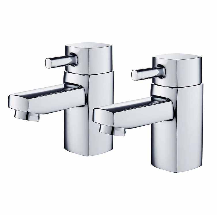Holborn Bath Pillar Taps - Niagara