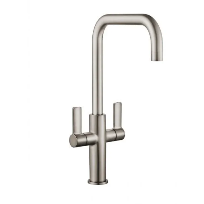 Francis Pegler Brushed Nickel Jeroni Horizontal Kitchen Tap - CLEARANCE