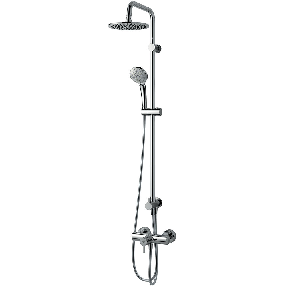 Ideal Standard Idealrain Exposed Dual Function Shower System - Chrome