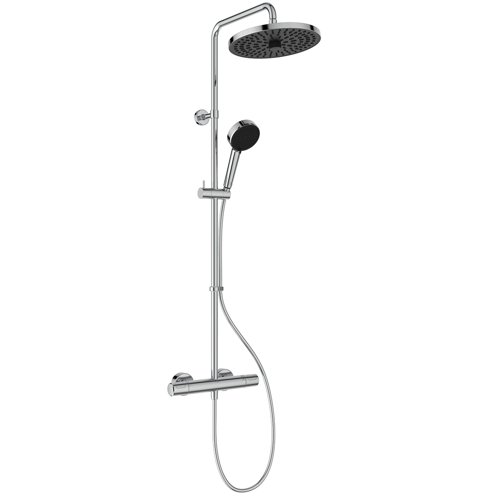 Ideal Standard Ceratherm T25+ Exposed Chrome Thermostatic 12L Shower System