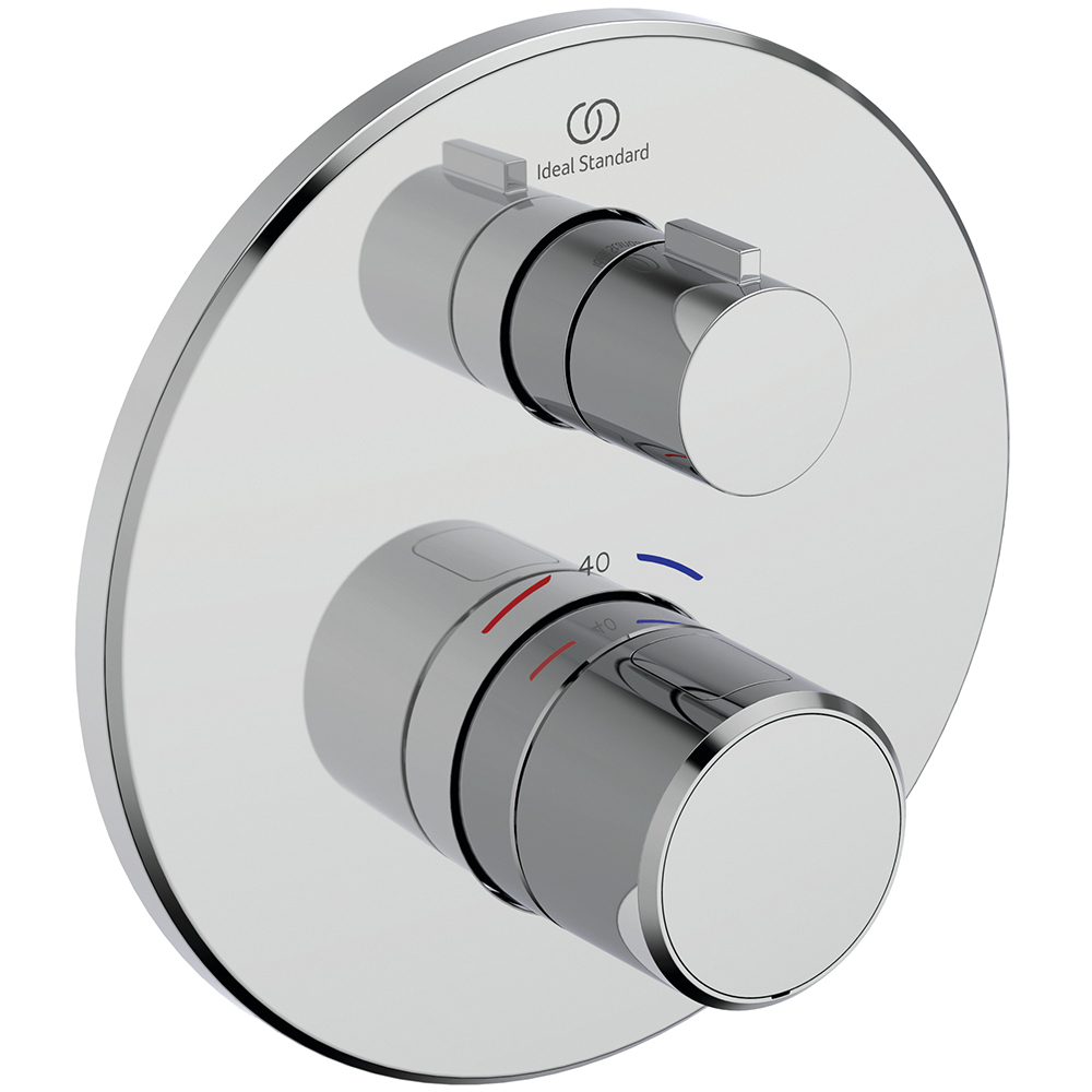 Ideal Standard Ceratherm T100 Concealed Thermostatic Shower Mixer Single Outlet