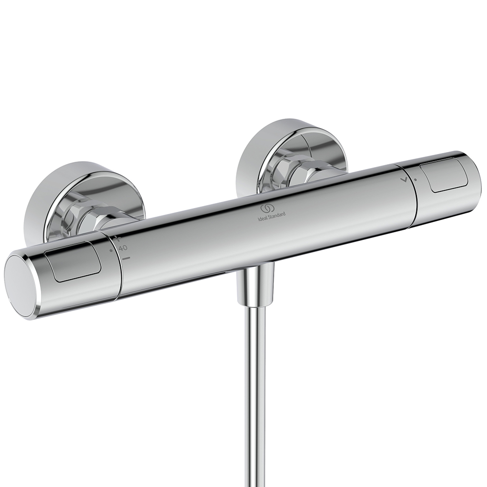 Ideal Standard Ceratherm T25N Exposed Chrome Thermostatic Shower Mixer 