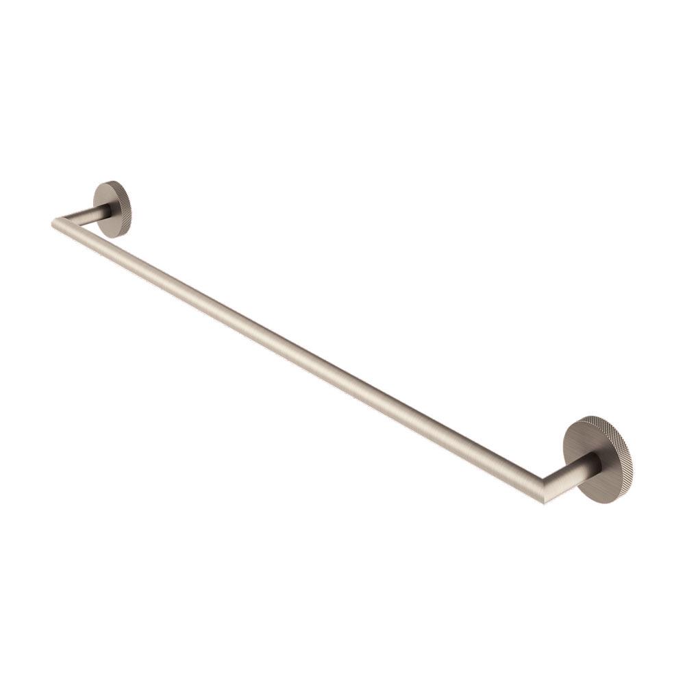 Abacus Iso Pro Single Towel Rail - Brushed Nickel