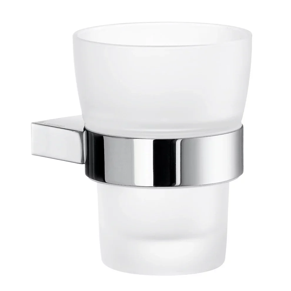 Smedbo Air Tumbler with Chrome Holder