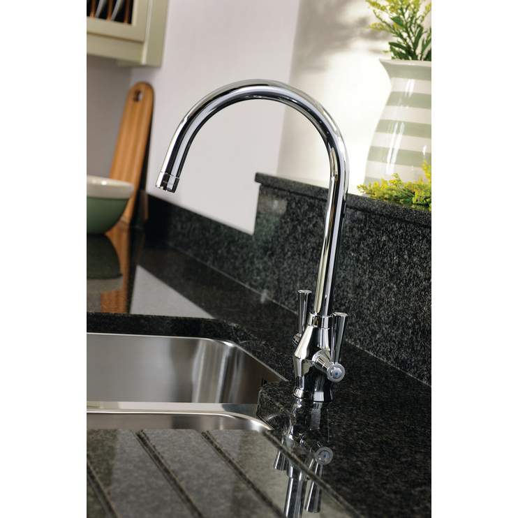 Abode Neron 1.5 Bowl Inset Stainless Steel Sink & Astral Tap Pack