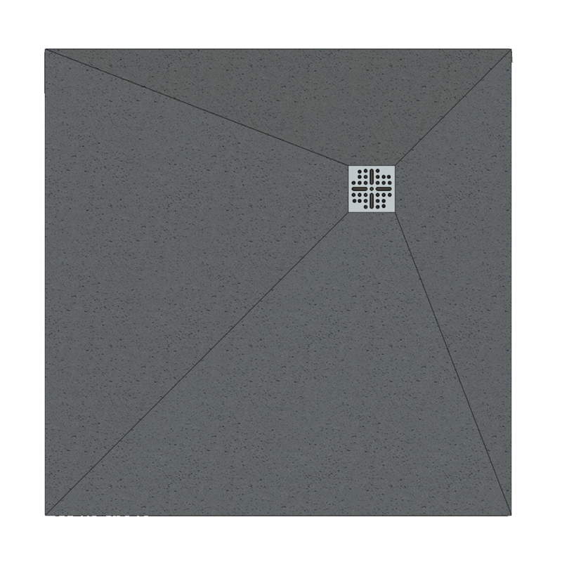 Lancia Low Level Square Tileable Tray Former 1000 x 1000 x 30mm Corner Waste