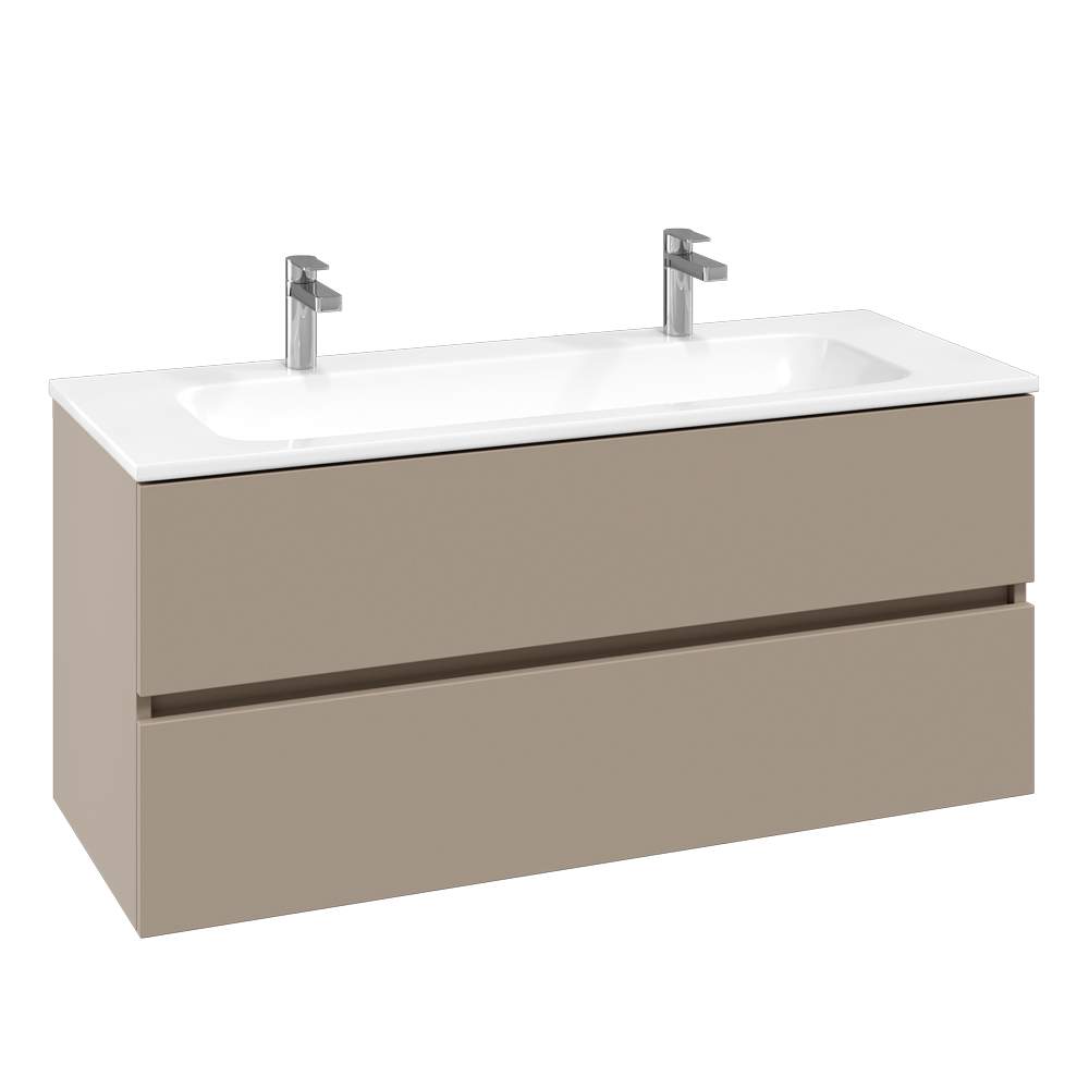 Villeroy & Boch Arto 1200 Bathroom Vanity Unit With Basin - Sand Grey Matt