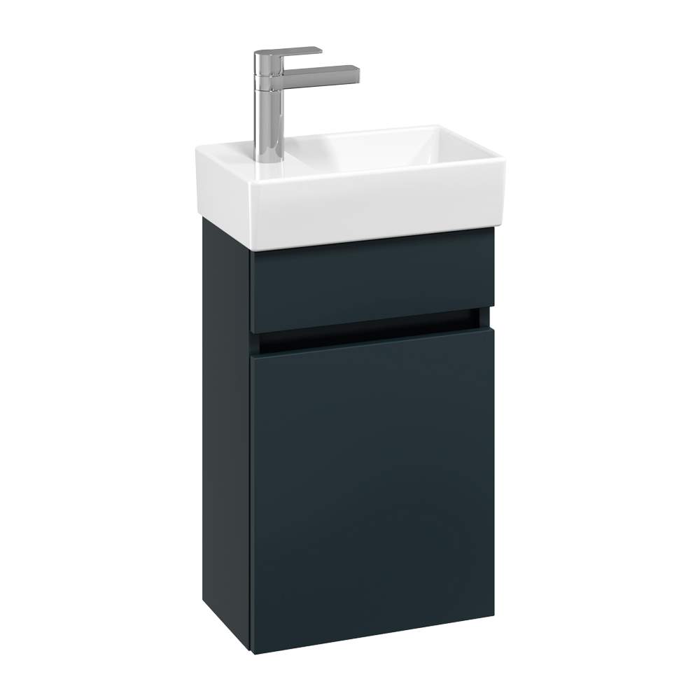 Villeroy & Boch Arto 360 Cloakroom Vanity Unit With LH Basin - Satin Grey