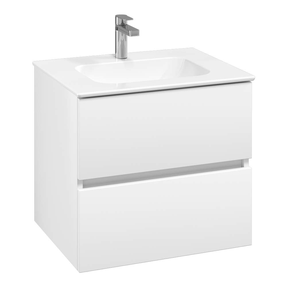 Villeroy & Boch Arto 600 Bathroom Vanity Unit With Basin - Satin White