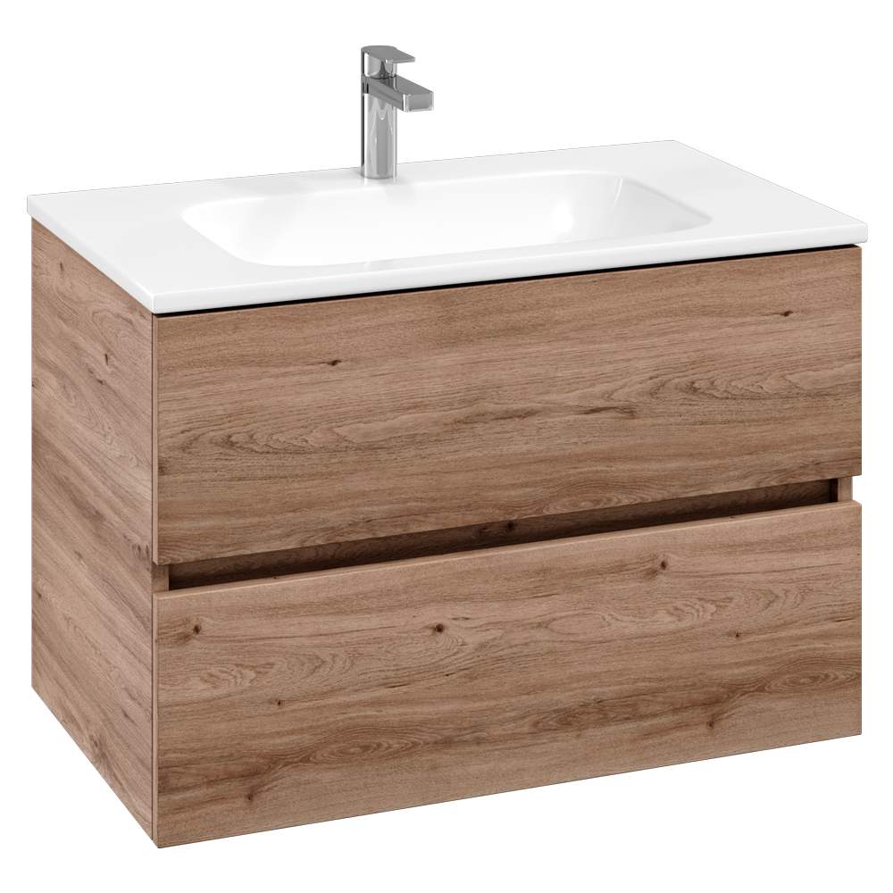 Villeroy & Boch Arto 800 Bathroom Vanity Unit With Basin - Oak Kansas