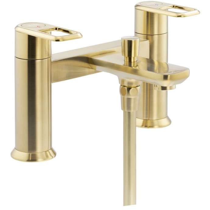 Abode Levarto Brushed Brass Bath Shower Mixer