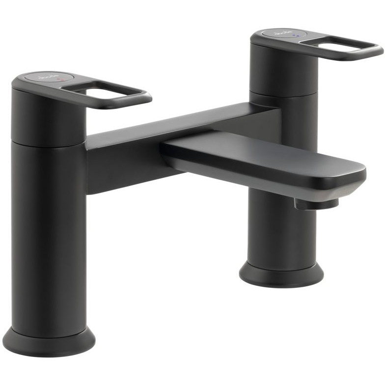 Abode Levarto Matt Black Bath Mixer Tap