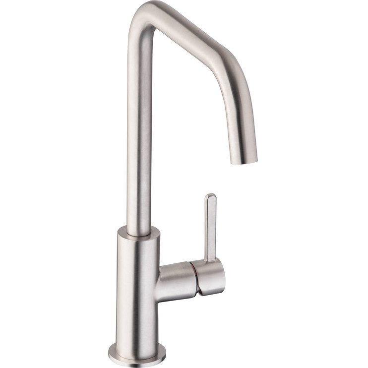 Abode Althia Single Lever Brushed Nickel Kitchen Tap