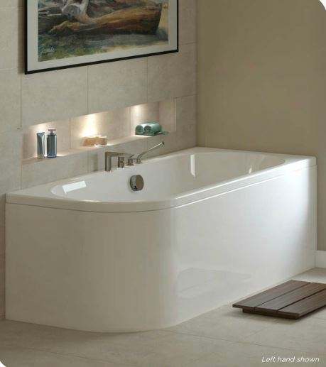 Angelo - 1700 x 700 - Premium Reinforced Double Ended Bath - Tissino
