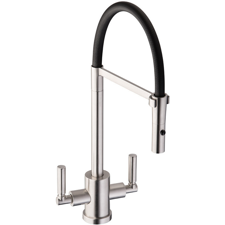 Abode Atlas Professional Brushed Nickel Kitchen Tap