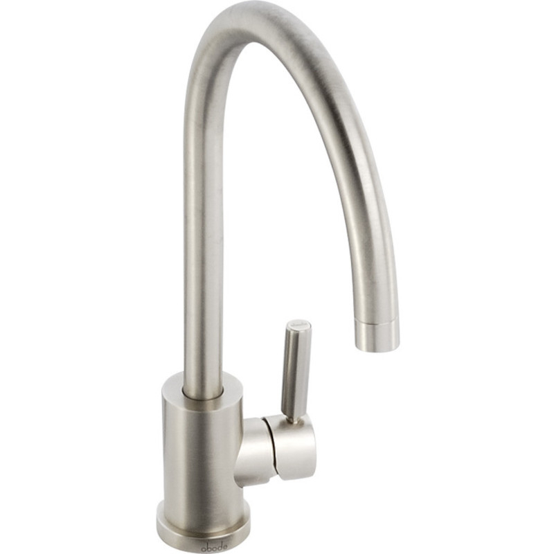 Abode Atlas Brushed Nickel Single Lever Kitchen Tap