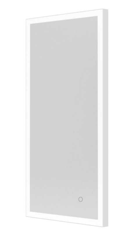 Tate Light Rectangular Mirror 50 White - 50x100cm - Origins Living