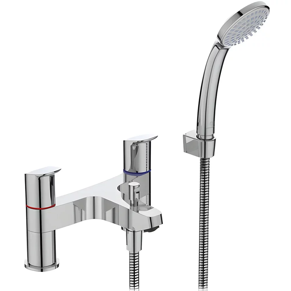 Ideal Standard Ceraflex Chrome Deck Mounted Dual Control Bath Shower Mixer