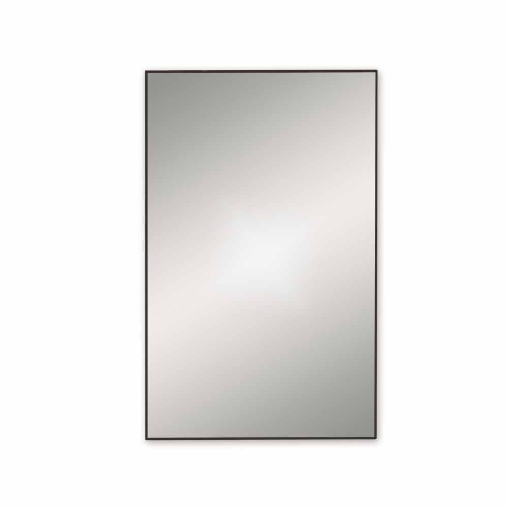 Docklands Rectangular Mirror - 1200 x 700 - Matt Black - Origins Living