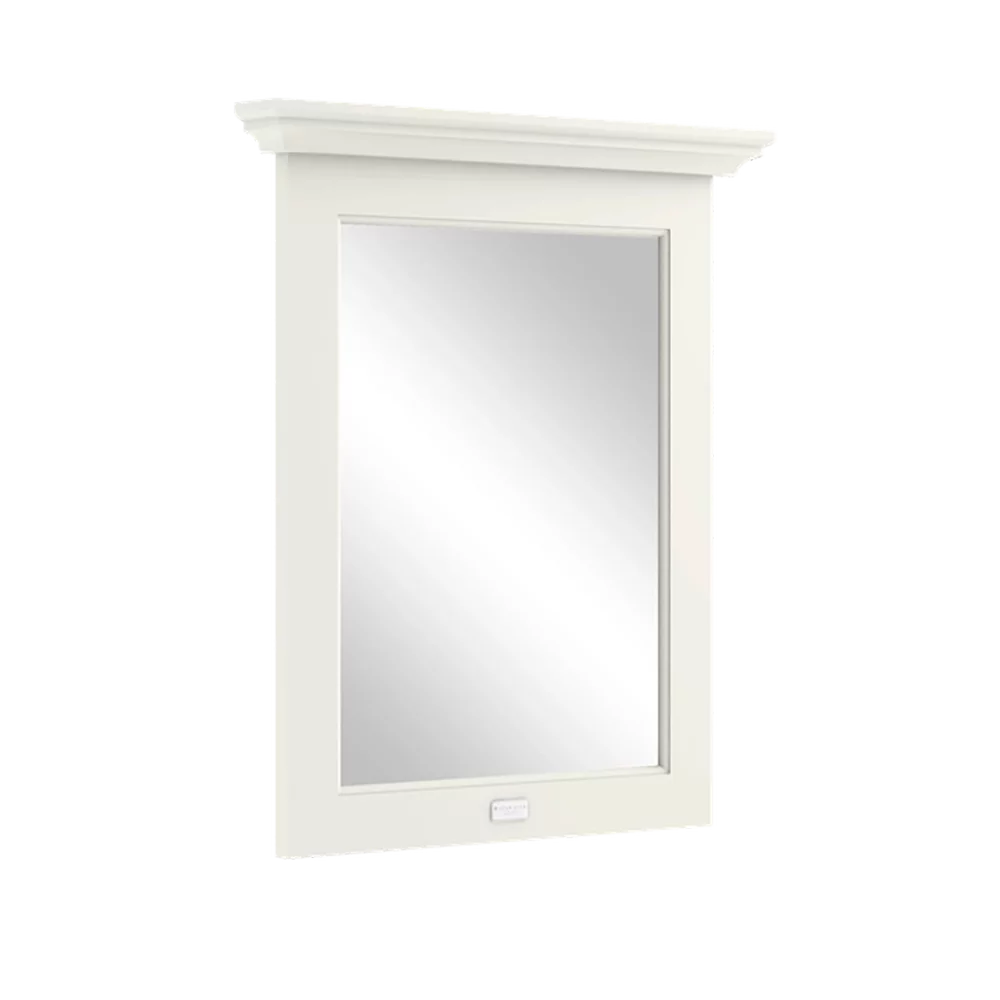 Bayswater Pointing White 600mm Flat Bathroom Wall Mirror