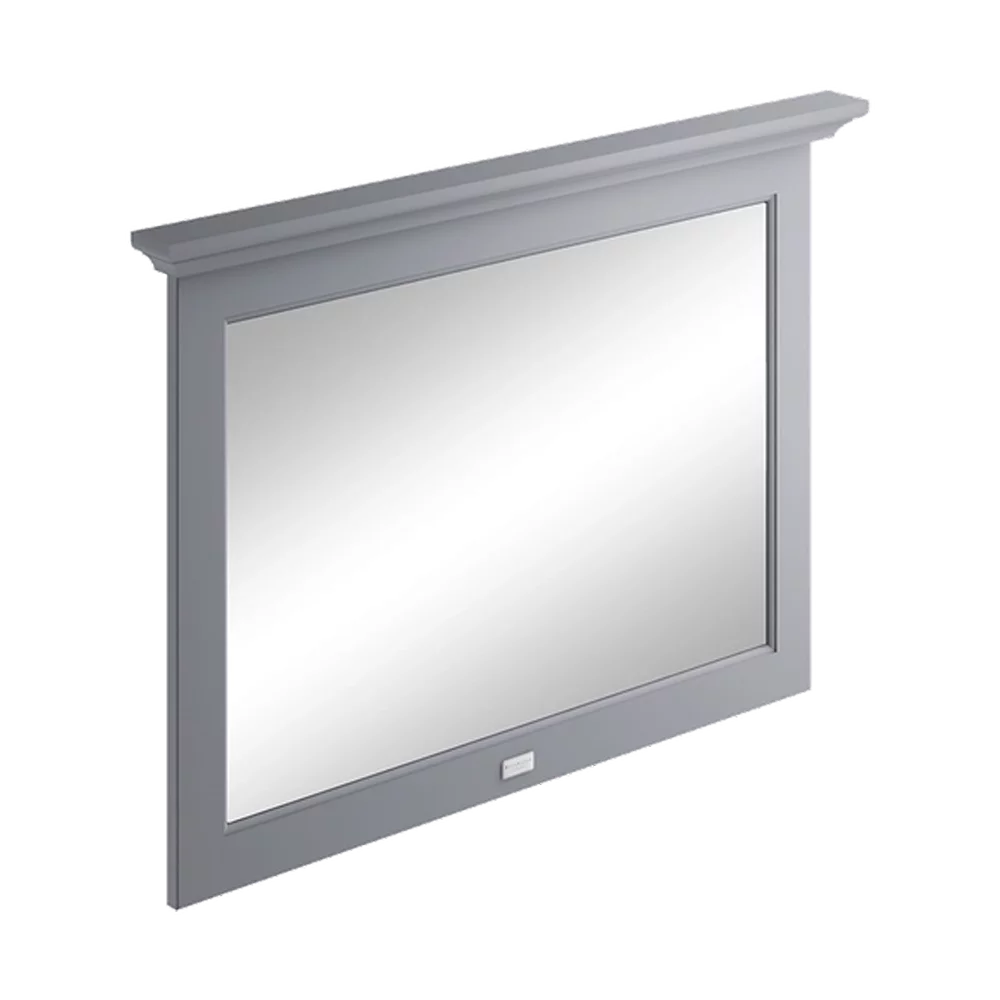 Bayswater Plummett Grey 1000mm Flat Bathroom Wall Mirror