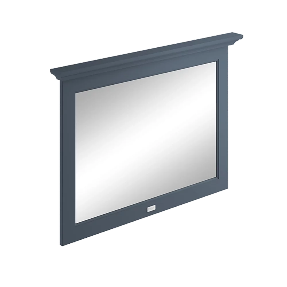 Bayswater Stiffkey Blue 1000mm Flat Bathroom Wall Mirror 