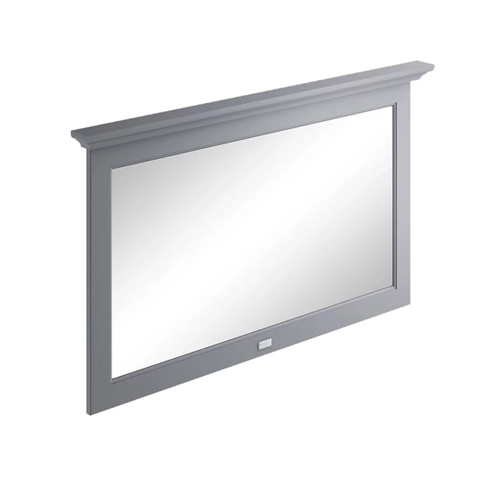 Bayswater Plummett Grey 1200mm Flat Bathroom Wall Mirror