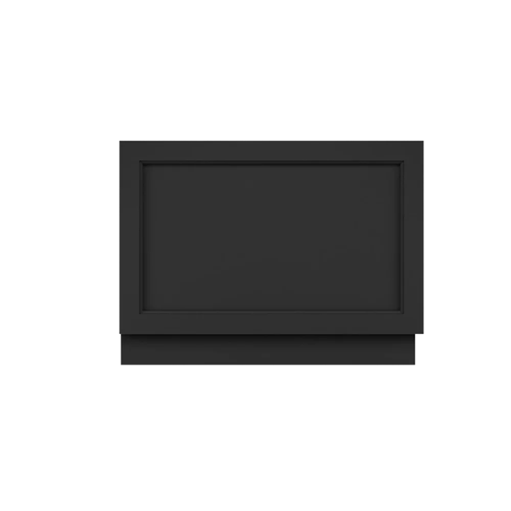 Bayswater 800 mm Matt Black Bath End Panel
