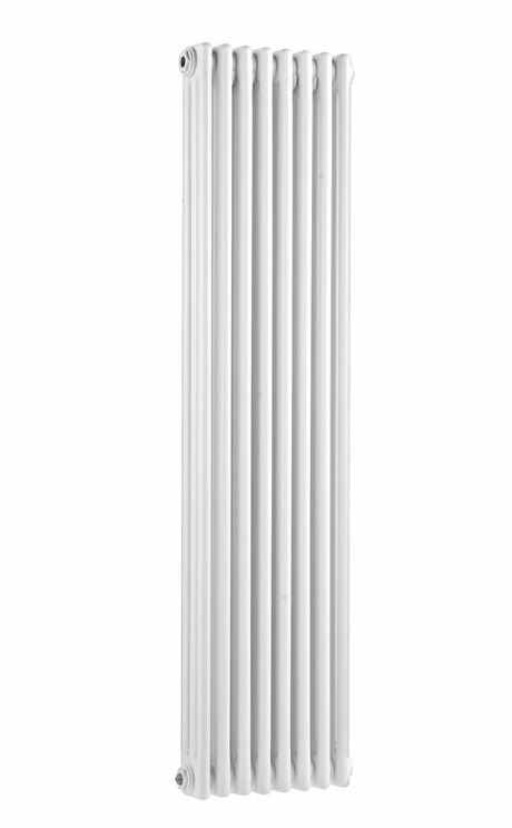 Bayswater Nelson 1500 x 381mm Triple Column Traditional Radiator - White