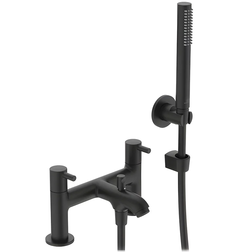 Ideal Standard Ceraline Silk Black Dual Control Bath Shower Mixer