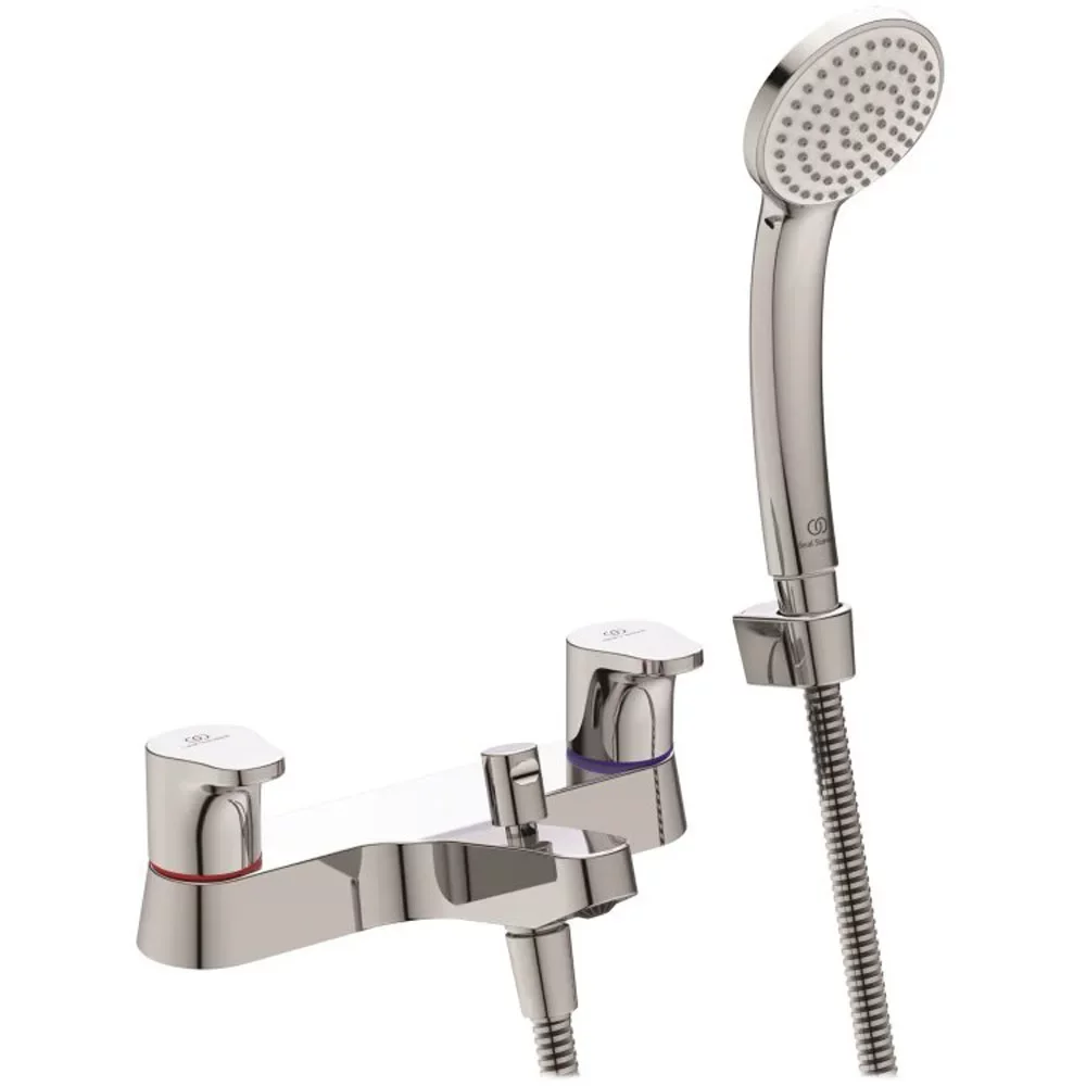 Ideal Standard Cerabase Dual Control Bath Filler Tap With Shower Set