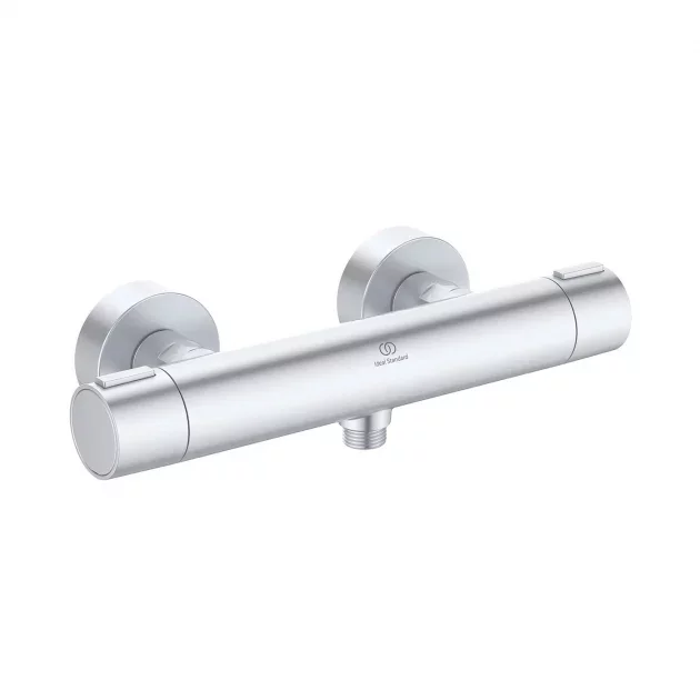 Ideal Standard Ceratherm ALU+ Silver Exposed Thermostatic Shower Mixer