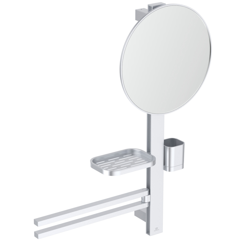 Ideal Standard ALU+ Silver Beauty Bar with 500mm Mirror