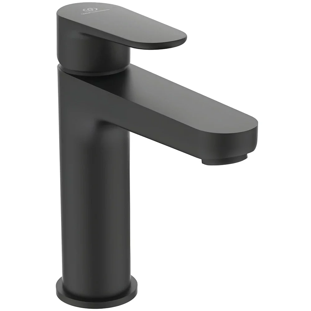 Ideal Standard Cerafine Silk Black Single Lever Basin Mixer With Click Waste
