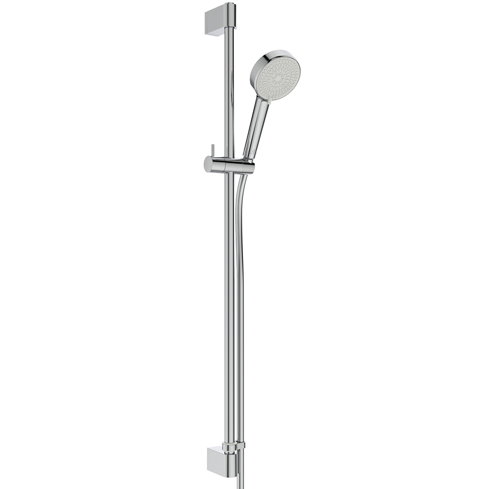 Ideal Standard Idealrain Shower Kit with 2-Function Handset, 900mm Rail and 1.75m Hose - Chrome