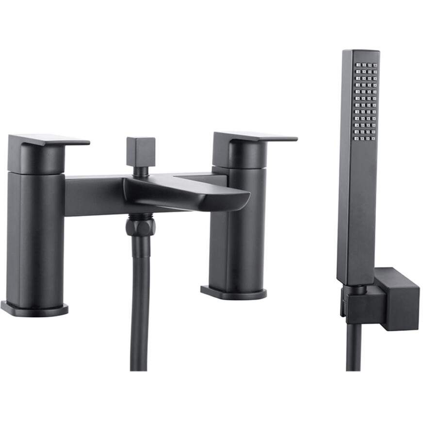 Scudo Muro Black Bath Shower Mixer Tap