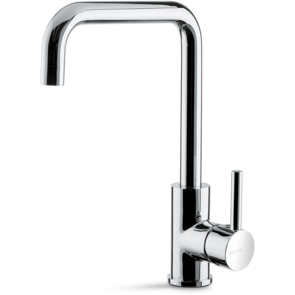 Prima+ Riace Single Lever Chrome U-Shaped Kitchen Tap