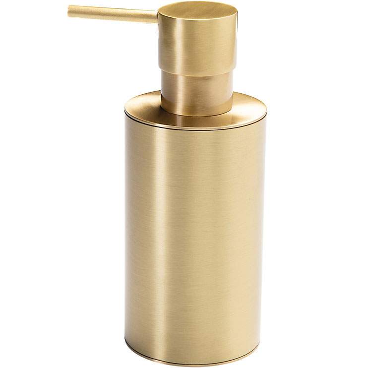 Bali Wall Mounted Soap Dispenser - Brushed Brass