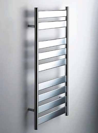 Redroom Azor Chrome Designer Towel Radiator, 1200 x 500mm by Barwick