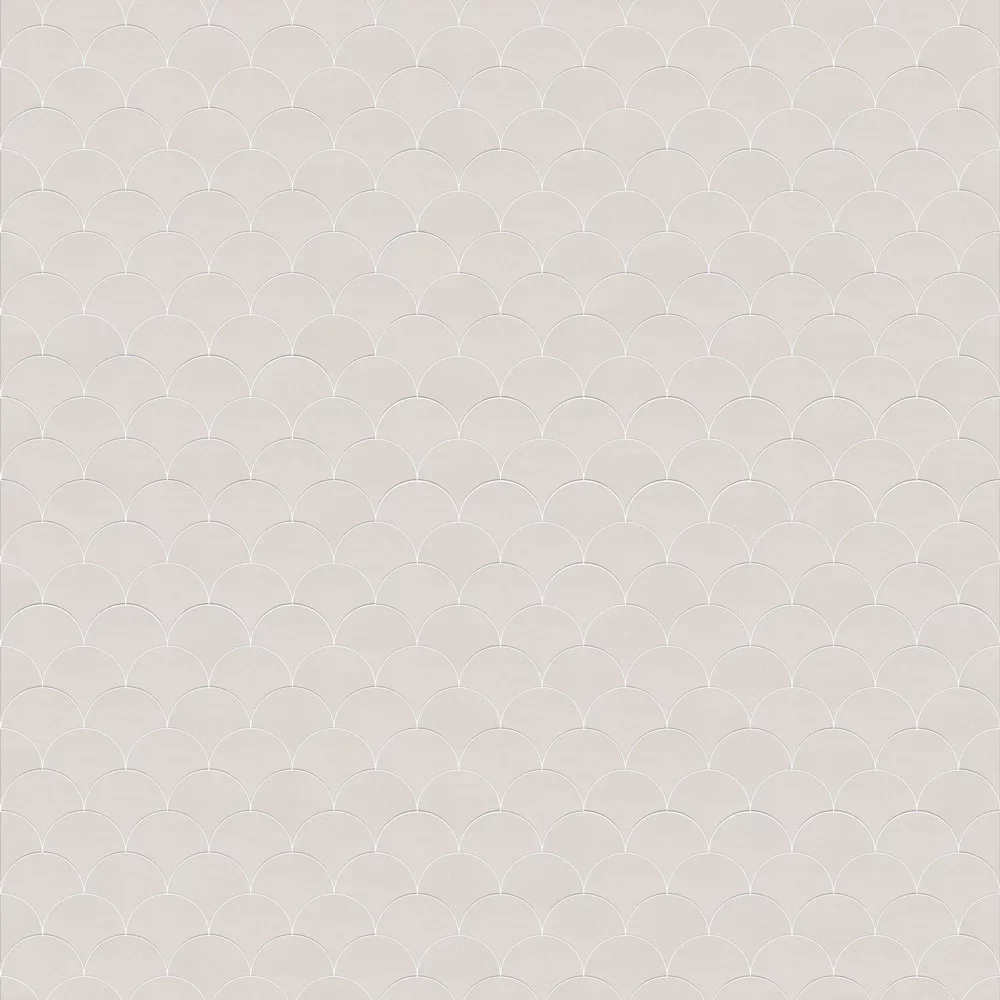 Kinewall Beige Scalloped Edge Shower Panel 1000 x 2500mm