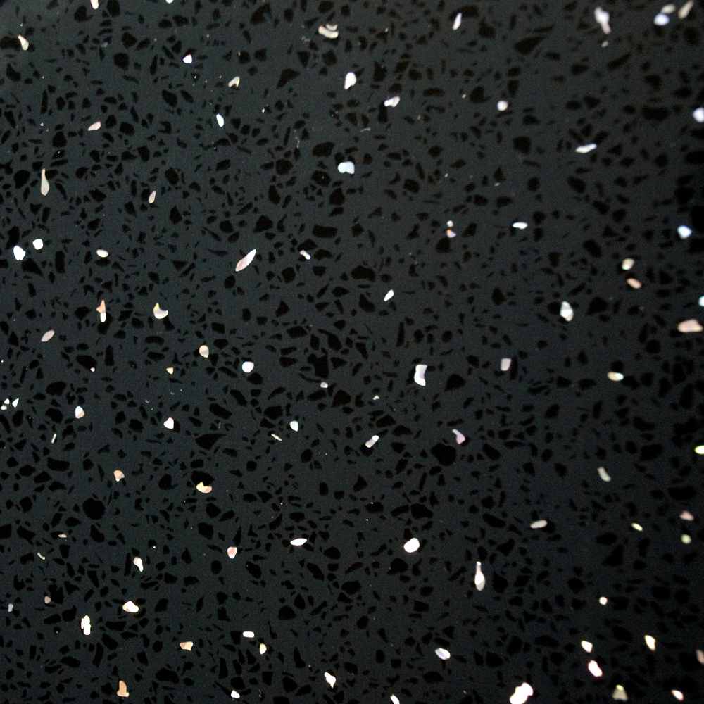 Black Diamond Gloss PVC Wetpanel Two Sided Shower Board Kit 1000 x 1000mm