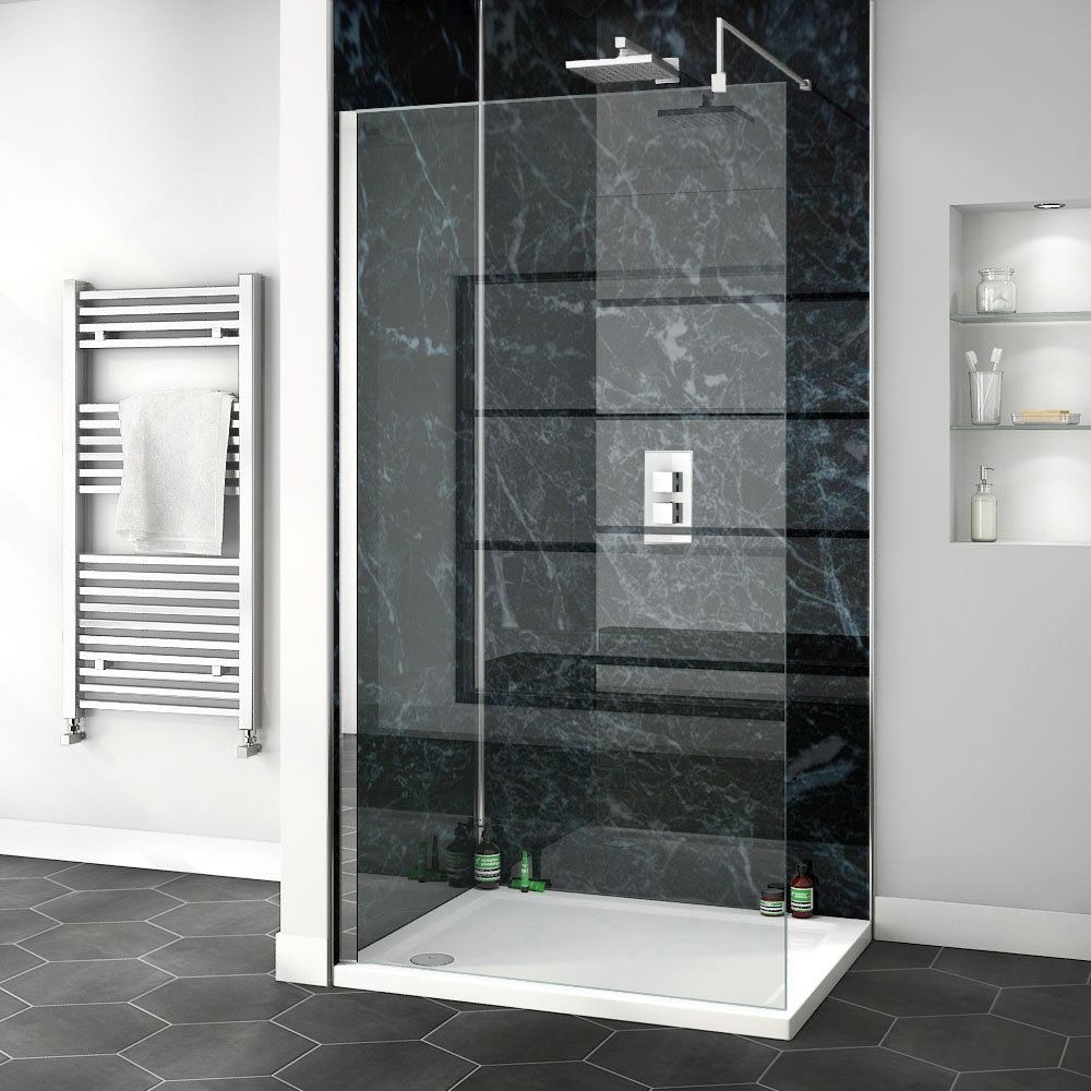 Black Marble M1 PVC Wetpanel Shower Board 2400 x 1000mm