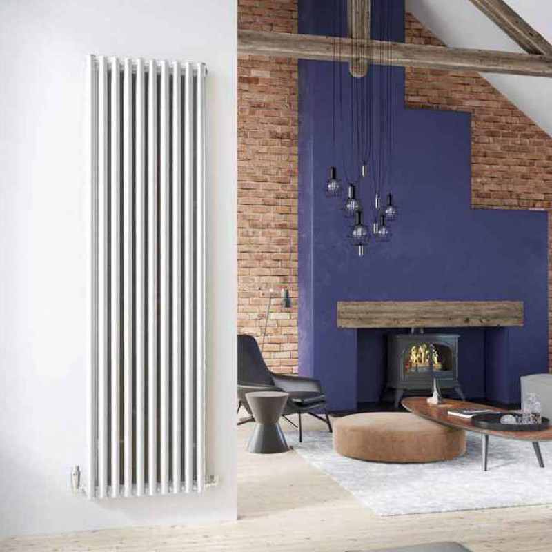 DQ Bosun Single 1800 x 300 White Vertical Radiator