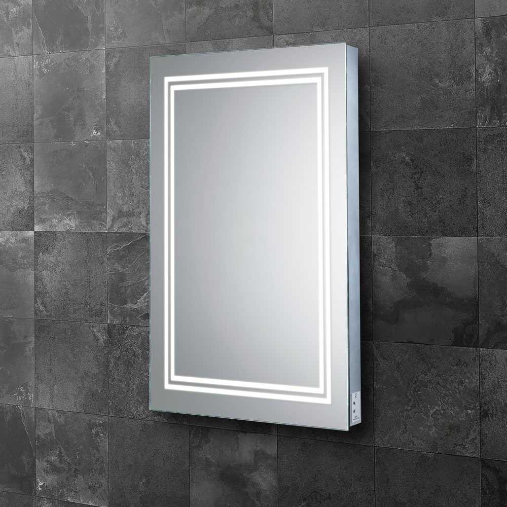 HIB Boundary 60 LED Mirror With Charging Socket, 800 x 600