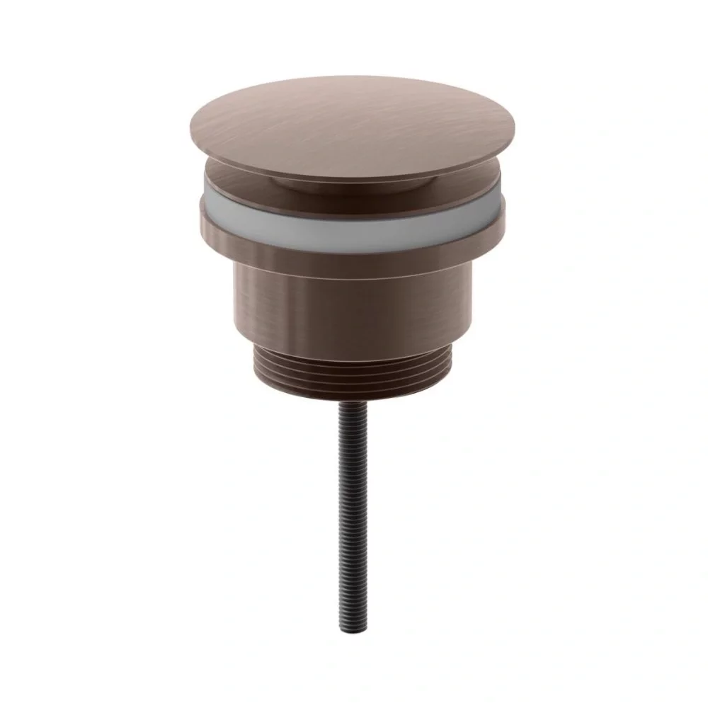 Scudo Brushed Bronze Universal Basin Waste Sprung & Freeflow