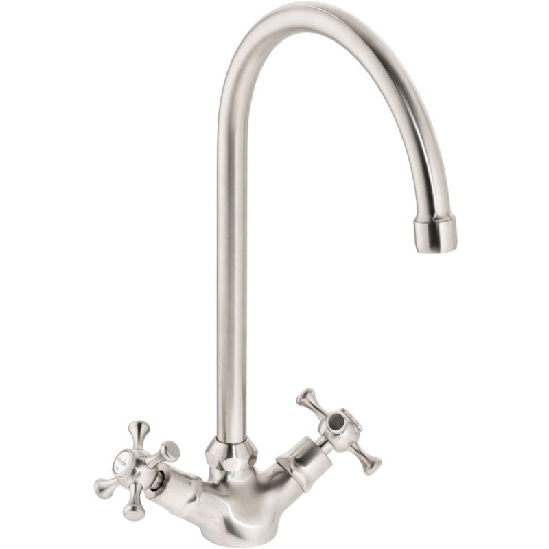 Abode Burford Brushed Nickel Kitchen Tap