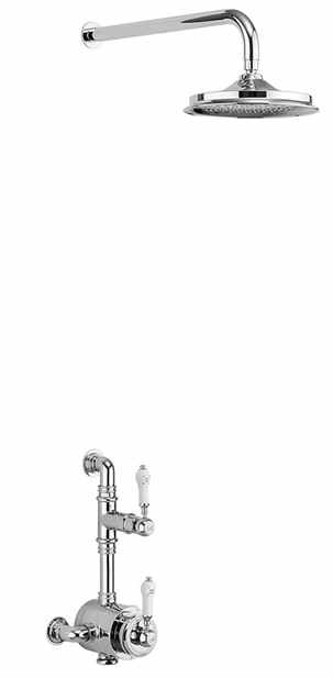 Burlington Stour Traditional Shower - Fixed Head - BF1S - CLEARANCE